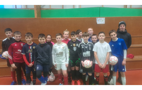 Entrainement en salle ce mercredi pour les U13