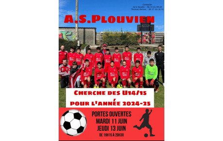 Portes ouvertes futurs U14/U15 