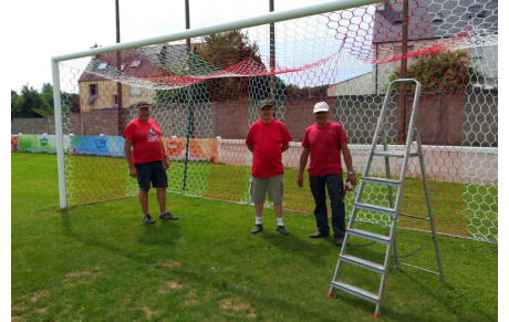 De nouveaux filets sur les terrains de l'ASP