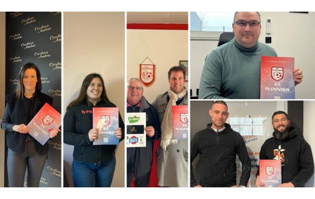 L'AS Plouvien démarre son Tour des Partenaires pour leur offrir l'Album Club de la Saison 2024/2025